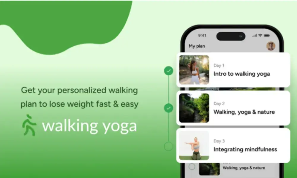 Yoga la pas: Slăbește ușor și sustenabil cu o aplicație inovatoare